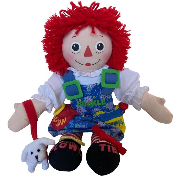 Hasbro Other - Dress Me Raggedy Ann Doll 2002 by Hasbro 70163 Talking Stuffed Educational Toy